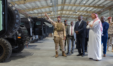 Dr Khalid bin Mohamed Al Attiyah met Jacob Markson Oboth